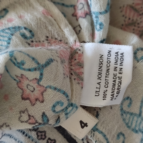 Ulla Johnson floral handmade cotton dress - Picture 5 of 12